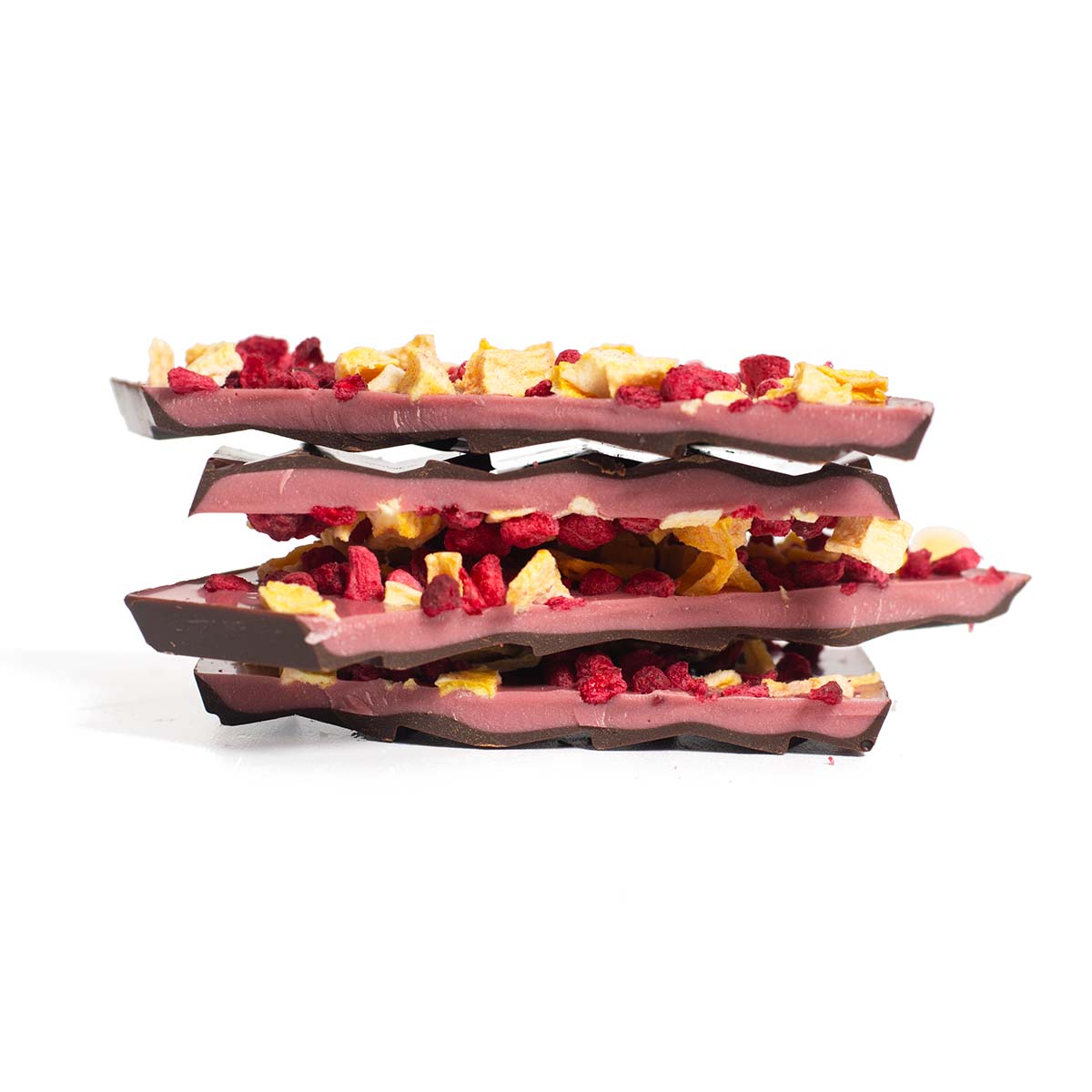 Tabuľka Basic DARK & RUBY Mango - Raspberry (55g)