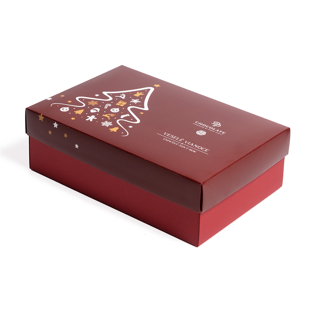 Vianoce - Darčekový box - Nougat Crunch Star 3 x 100g + Orechový likér 0,5 L