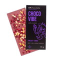 Choco Vibe Tabuľka Duo – Horká & ruby s mangom a malinami (55g)